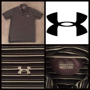 UNDER ARMOUR HEATGEAR GOLF POLO SHIRT MEDIUM